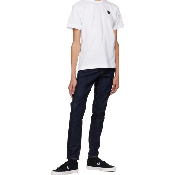 White Heart Patch T-Shirt - COMME DES GARÇONS PLAY - Picture 7 of 15